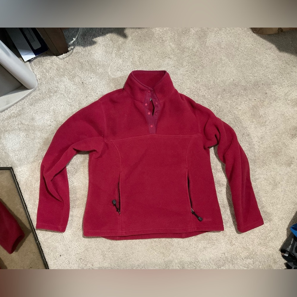 Women’s LL Bean Fleece Snap Pullover